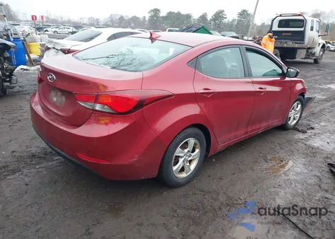 2014 Hyundai Elantra Se from USA, damaged, VIN 5NPDH4AE9EH503306